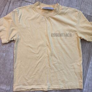 Fear of God Essentials Light Yellow Tee